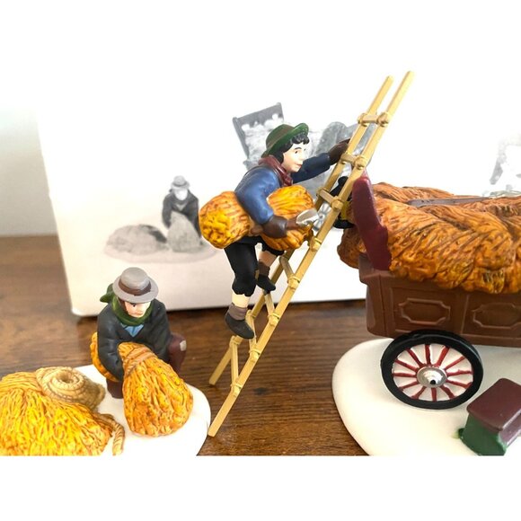 Department 56 Heritage Village Thatchers Set of 3 Hand Painted 5829-7 Christmas - Picture 4 of 6